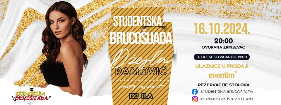 Studentska brucošijada s Džejlom Ramović: večer pune zabave u Osijeku